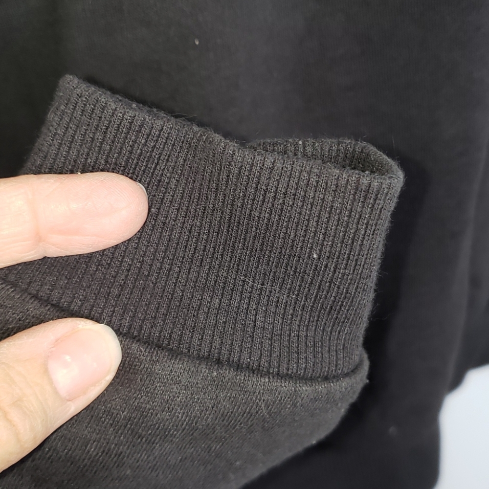 Fabletics Agon Pullover Gray Black Mesh Sweatshirt - image 4